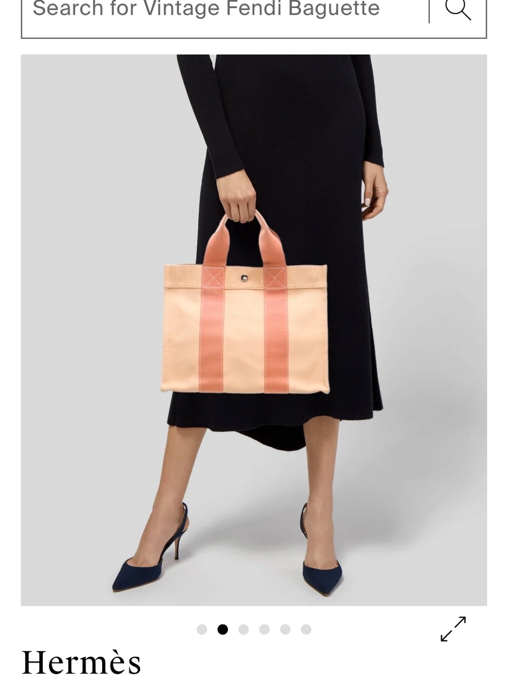 Hermes 🍊 Bora Bora resort canvas tote!